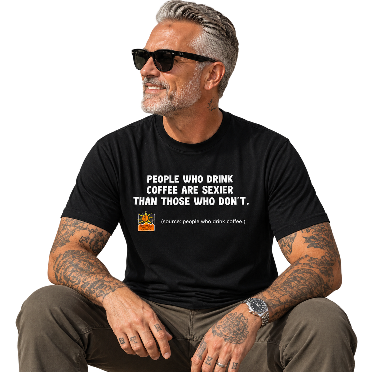 PEOPLE WHO DRINK COFFEE UNISEX T-SHIRT