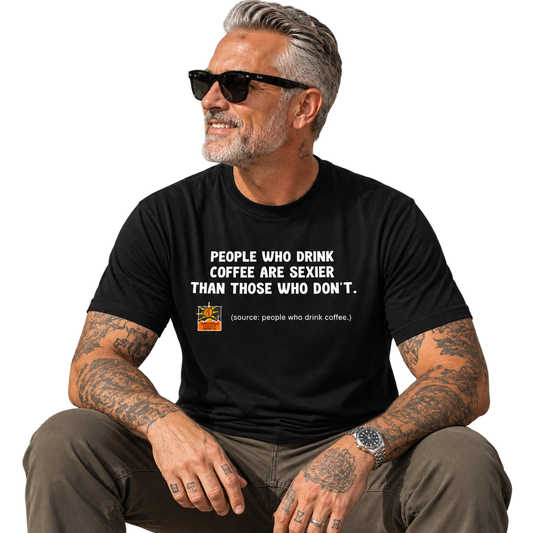 PEOPLE WHO DRINK COFFEE UNISEX T-SHIRT
