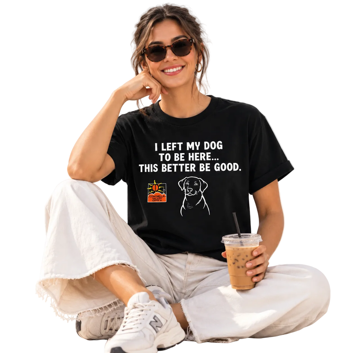 I LEFT MY DOG FOR THIS UNISEX T-SHIRT